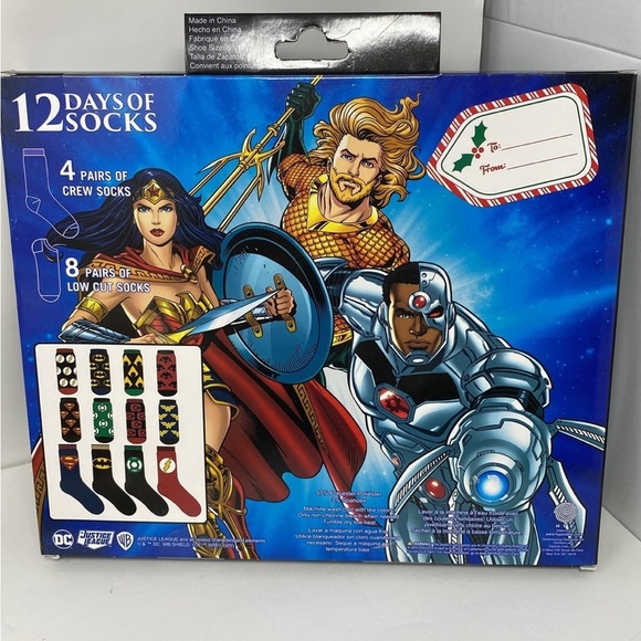 Men's 12 Days of Socks DC
Comics Crew Socks - Picture 4 of 4